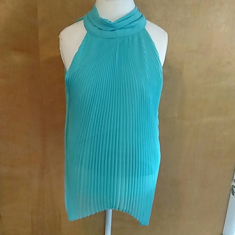 Alice + Olivia teal blouse